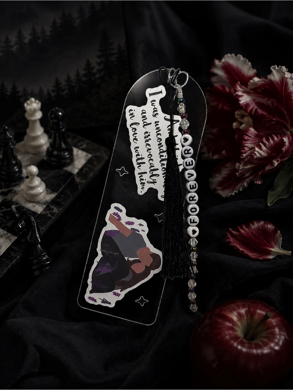 Vampire movie fandom vibes handcrafted bookmark by me
